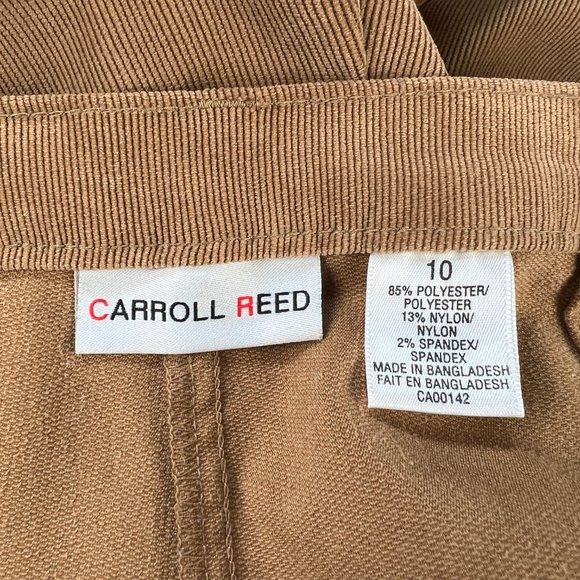 Vintage Corduroy High Waisted Straight Leg Trouser Pants Country Western Funky - Picture 6 of 7